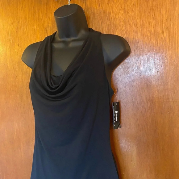 🆕 B Wear Too Black Racer Back Dress with Sequin Back - Picture 6 of 13